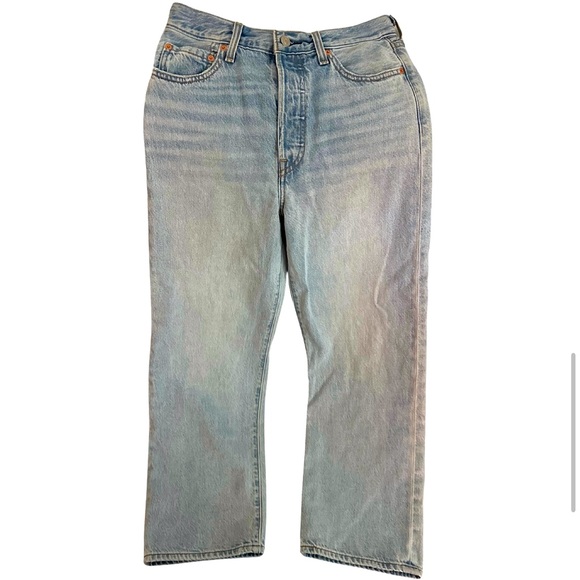 LEVIS NWOT RIBCAGE MOM STRAIGHT LEG JEANS - Picture 5 of 10